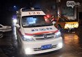 Автомобиль скорой помощи, который Китай прислал в Украину в качестве гуманитарной помощи