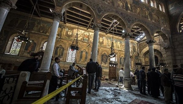 В Египте обстреляли христианскую церковь