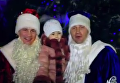 Братья Кличко в костюмах Дедов Морозов поздравили украинцев. Видео
