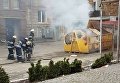 Взрыв и возгорание в Пассаже на Крещатике в Киеве