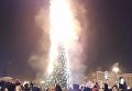 В Южно-Сахалинске дотла сгорела новогодняя елка