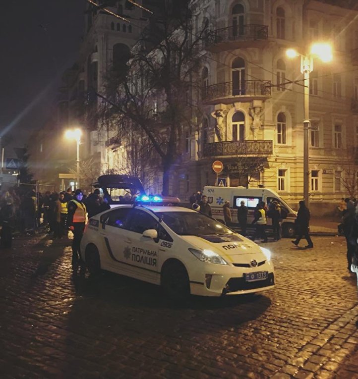 Новый год под охраной полиции и нацгвардейцев в ночь на 1 января 2018 в Киеве