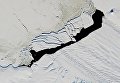 Гигантский айсберг, который в сентябре прошлого года откололся от Pine Island