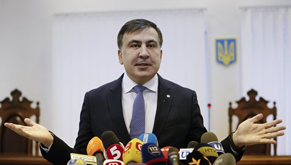Михаил Саакашвили в суде. Архивное фото