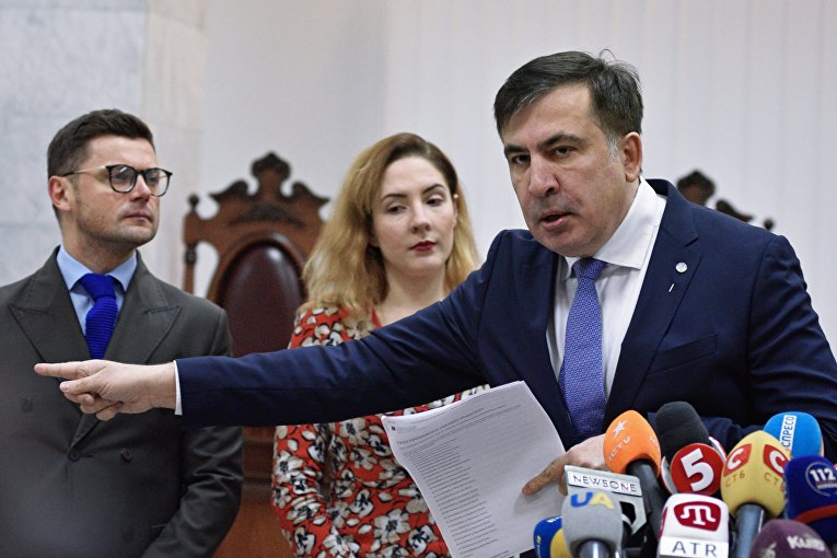 Заседание Апелляционного суда Киева по делу Михаила Саакашвили