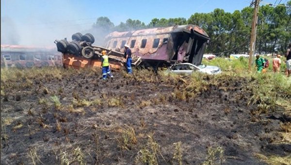 Крупная авария на ж/д в ЮАР: более 250 пострадавших