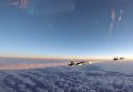 Сопровождения двух российских истребителей в Балтийском регионе. Видео