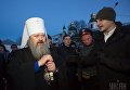 Националисты заблокировали въезд в Киево-Печерскую Лавру