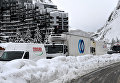 Французские Альпы пострадали от снежных бурь