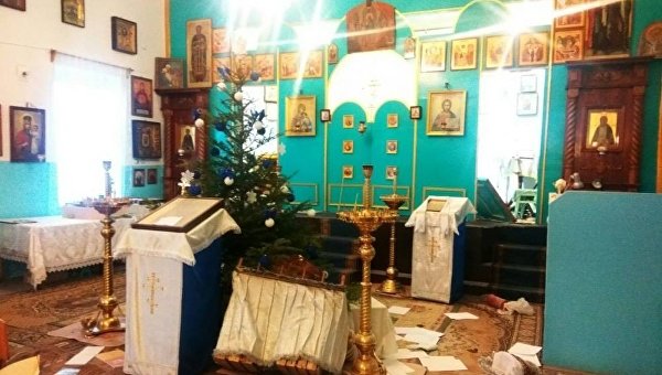 Ограбленный храм в Черноморске