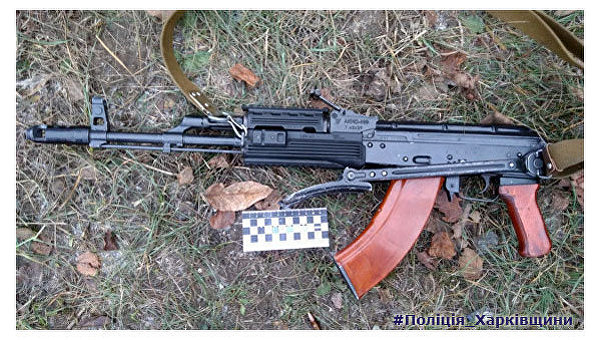Оружие, из которого парень устроил стрельбу под Харьковом, 10 января 2018
