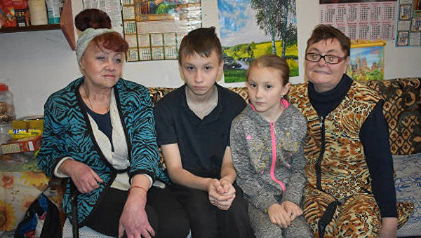 Две семьи переселенцев из Донбасса, поселившихся в Кропивницком