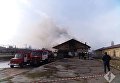 Пожар на складах в Одессе