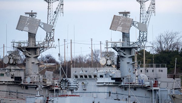 Военные корабли, принадлежащие Украине, в Крыму
