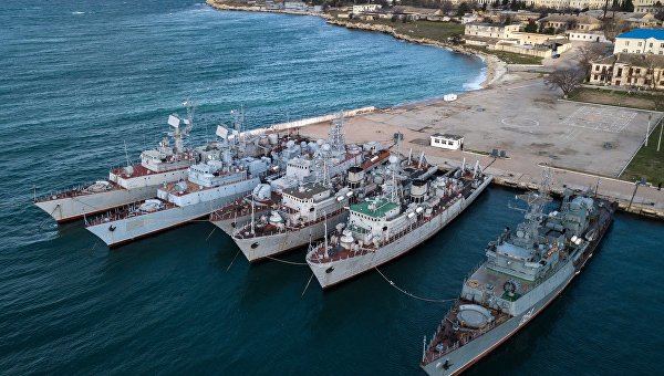 Корабли ВМС Украины в Крыму