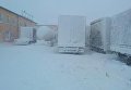 Снегопад в Украине. Архивное фото