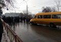В Хмельницком взбунтовались ветераны МВД, перекрыта улица. Видео
