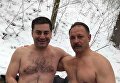 Народные депутаты Дмитрий Лубинец и Олег Барна, Крещение 19 января 2018 года