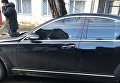 Автомобиль Mercedes, обстрелянный в Одессе