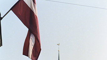 Флаг Латвии. Архивное фото