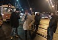 В Киеве противники застройки перекрыли дорогу