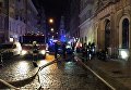 В центре Праги горит гостиница