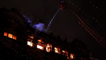 ЧП в центре Киева: как спасатели ликвидировали масштабный пожар. Видео