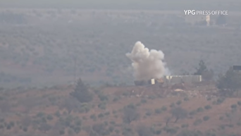 Появились кадры уничтожения турецкого танка в сирийском Африне. Видео