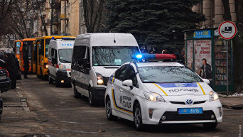 Одесситы простились с участковым полицейским, погибшим в перестрелке