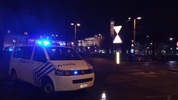Полиция Бельгии на месте происшествия