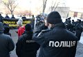 Акция с требованием закрыть канал и уволить Влащенко под офисом ZIK