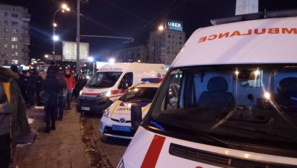 Эвакуация из ТЦ Украина в Киеве