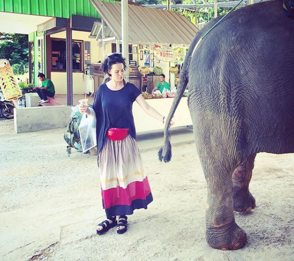 Даша Астафьева на отдыха в Таиланде