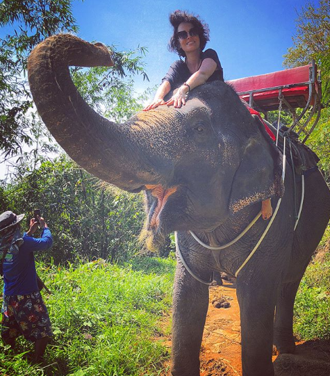 Даша Астафьева на отдыха в Таиланде