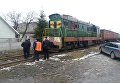 Дизельный локомотив травмировал ребенка во Львовской области, 26 января 2018