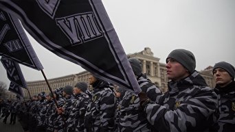 Акция Национального корпуса в Киеве