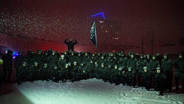 Акция Национального корпуса в Киеве