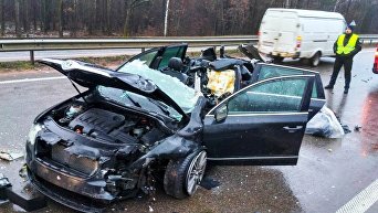 При аварии автомобиля Skoda под Житомиром погибли два человека