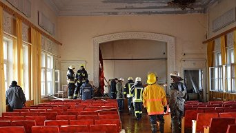 Пожар в городской больнице Днепра