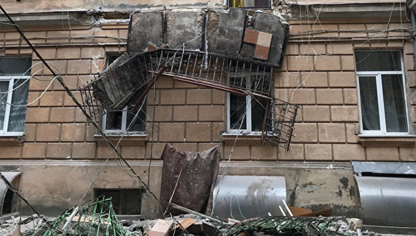 Обрушение балконов в Одессе
