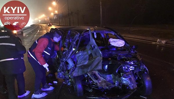 В Киеве произошла смертельная авария пяти автомобилей
