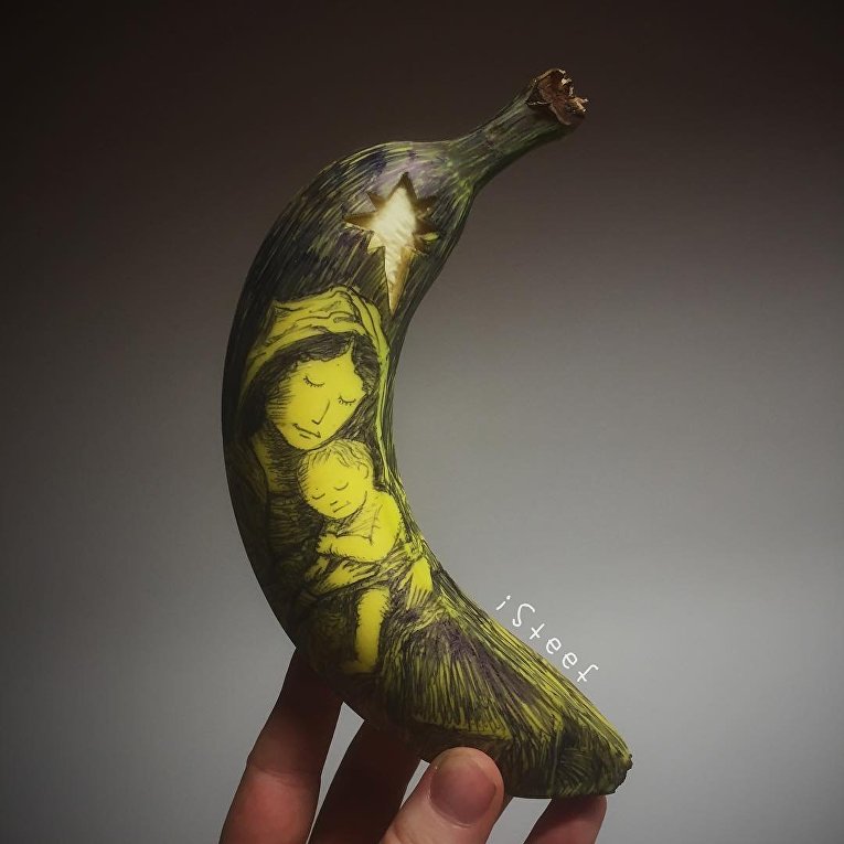 Шедевры из банана