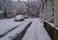 Масштабный снегопад во Львове. Архивное фото