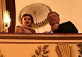 Марина и Петр Порошенко в ложе Венской оперы на Венском балу