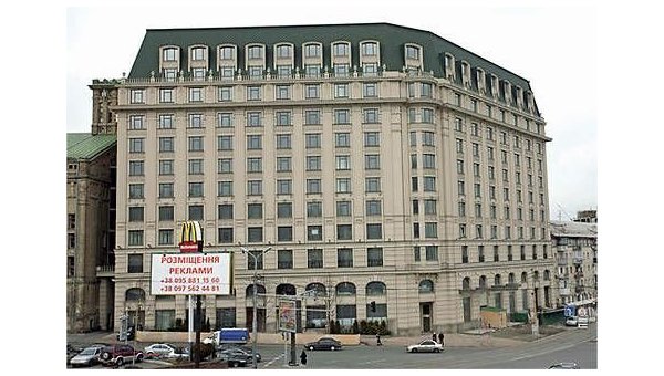 Отель, в котором задержали Саакашвили