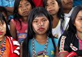 Колумбийские девочки перед проведением обряда обрезания