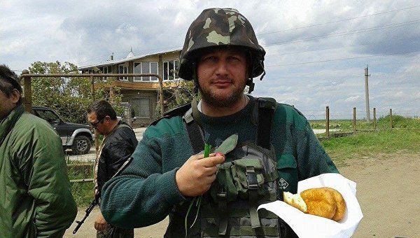 Петр Салама, задержанный по подозрению в убийстве трех человек в Донецкой области