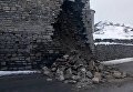 Обрушение Старой крепости в Каменец-Полольском