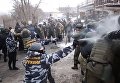 Столкновения Национальных дружин и полиции возле Соломенского райсуда Киева