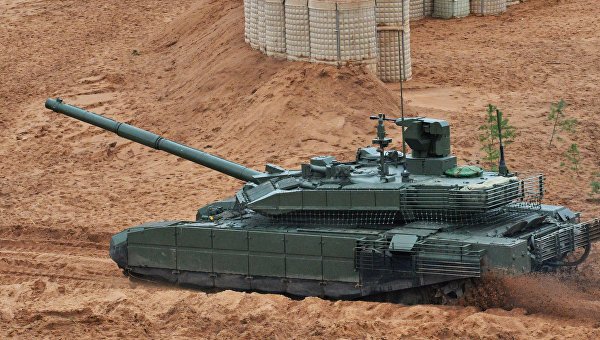 Танк Т-90М во время совместных стратегических учений (ССУ) вооружённых сил России и Белоруссии на Лужском полигоне в Ленинградской области.